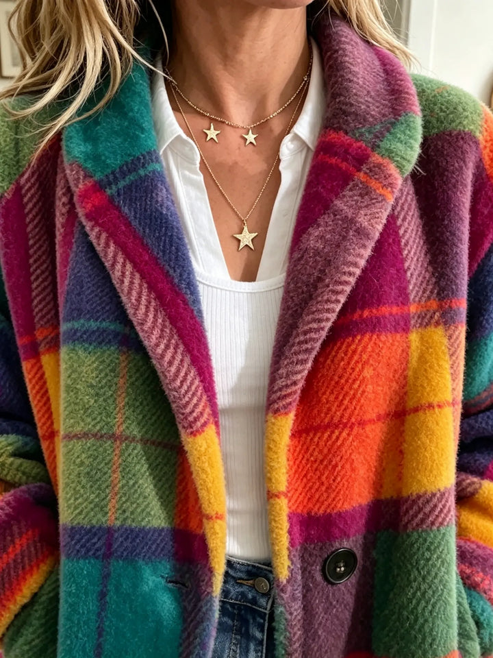 Penelope | Damska kurtka w kratę