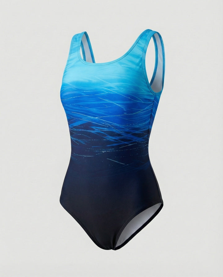 Women's Sport One-Piece Swimsuit – Quick-Drying Swimwear