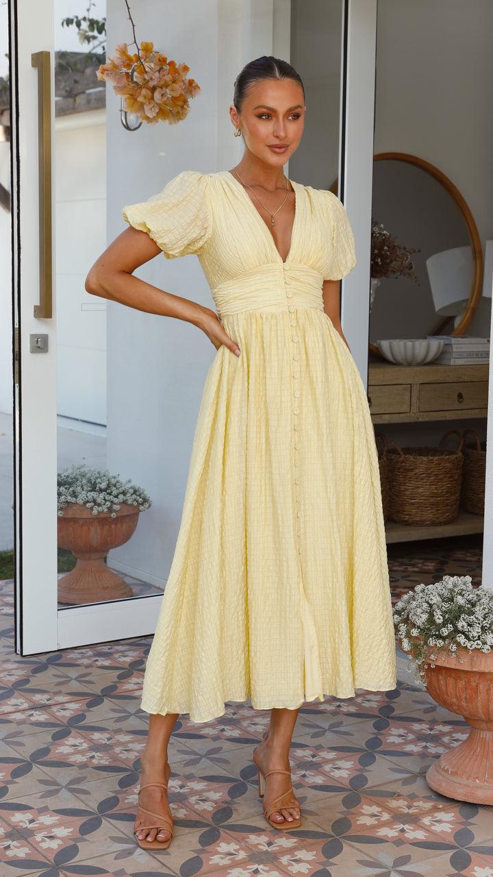 Damska elegancka sukienka maxi z guzikami i luźnym krojem – letnia sukienka w stylu chic