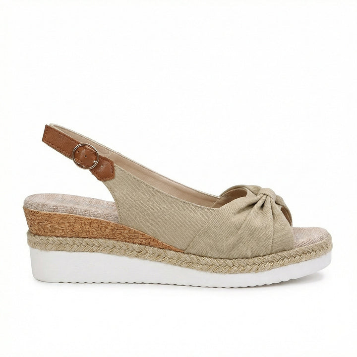 Women's Pointed-Toe Platform Sandals – Orthopedic Comfort Shoes with Buckle
