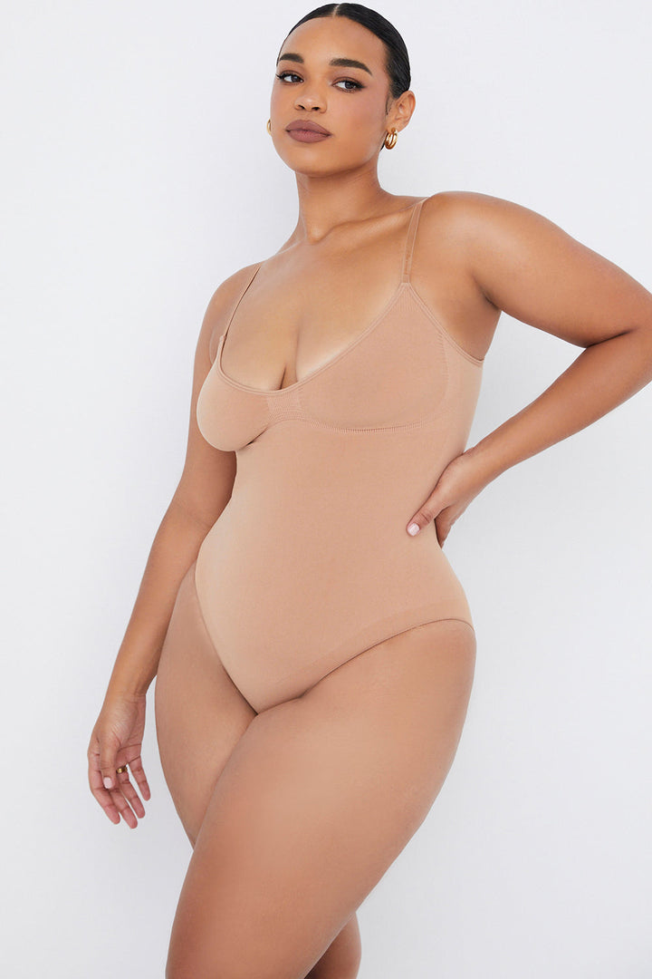 Sculpting Full Brief Bodysuit – Cafe au Lait