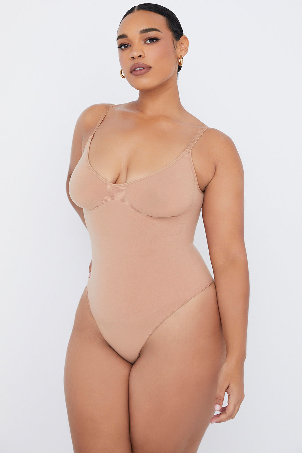 Sculpting Thong Bodysuit – Cafe au Lait