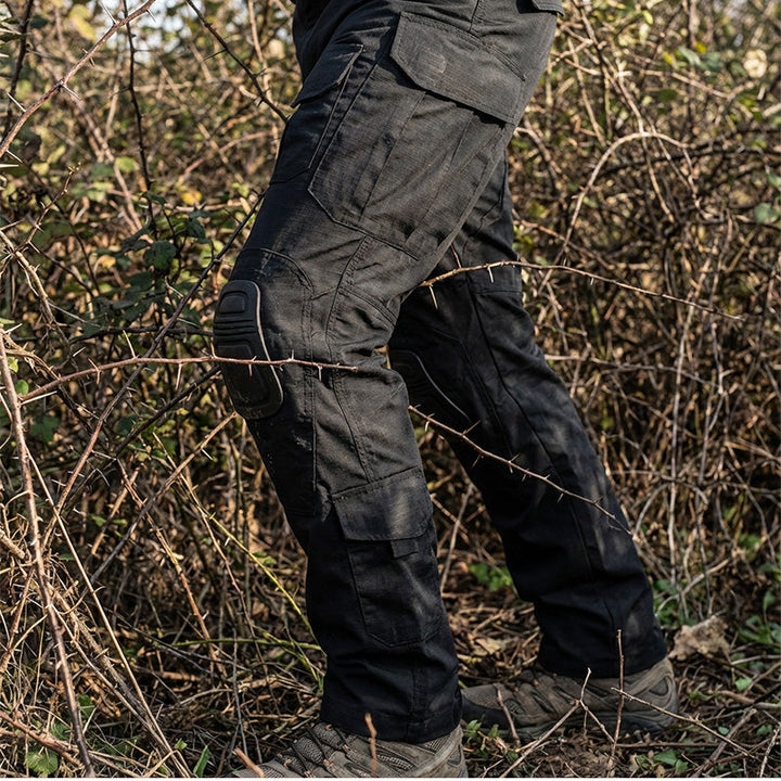 Herren Multicam Tactical Kampfhose Mit Knieschützern – Robuste Cargo Hose