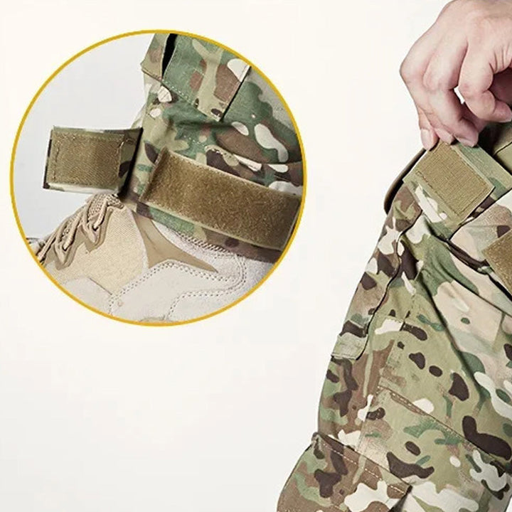 Herren Multicam Tactical Kampfhose Mit Knieschützern – Robuste Cargo Hose