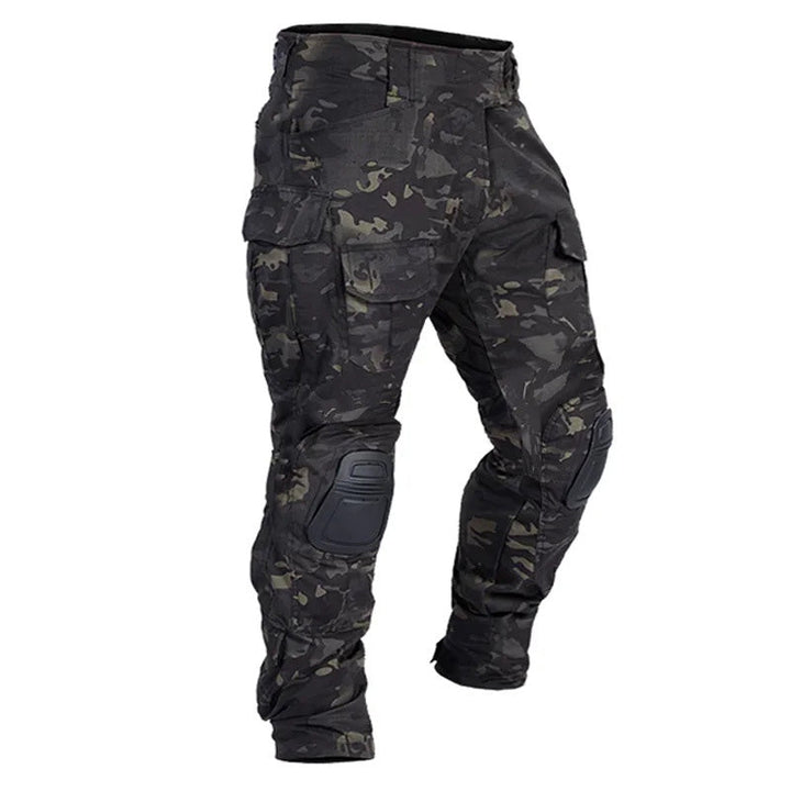 Herren Multicam Tactical Kampfhose Mit Knieschützern – Robuste Cargo Hose
