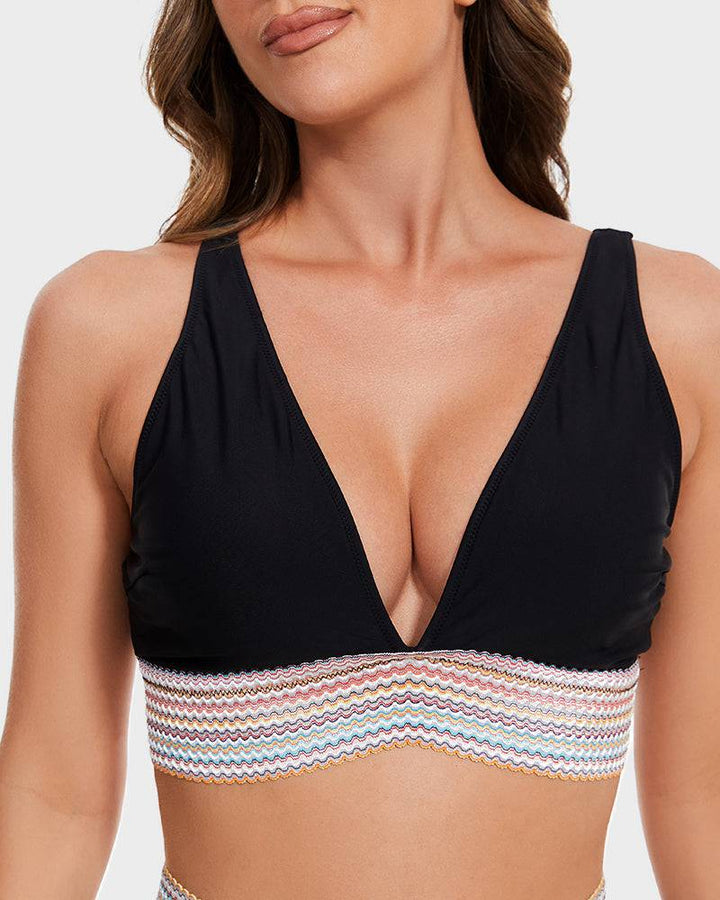 Shaping High-Waist Bikini Bottom – Tummy Control & Comfort