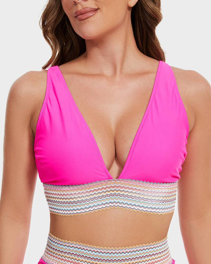 Shaping High-Waist Bikini Bottom – Tummy Control & Comfort
