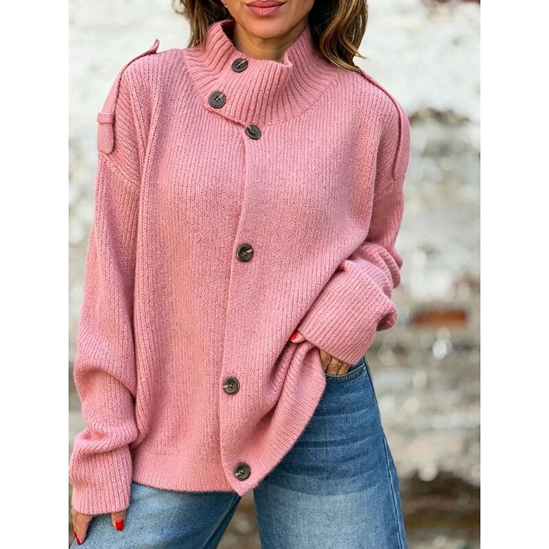 Diane | Kardigan zapinany na guziki ze stójką