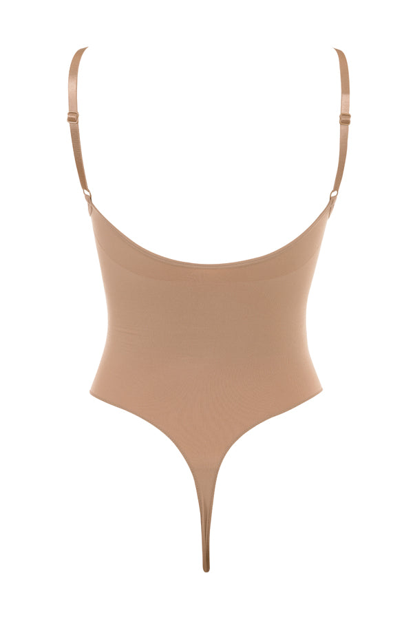 Sculpting Thong Bodysuit – Cafe au Lait