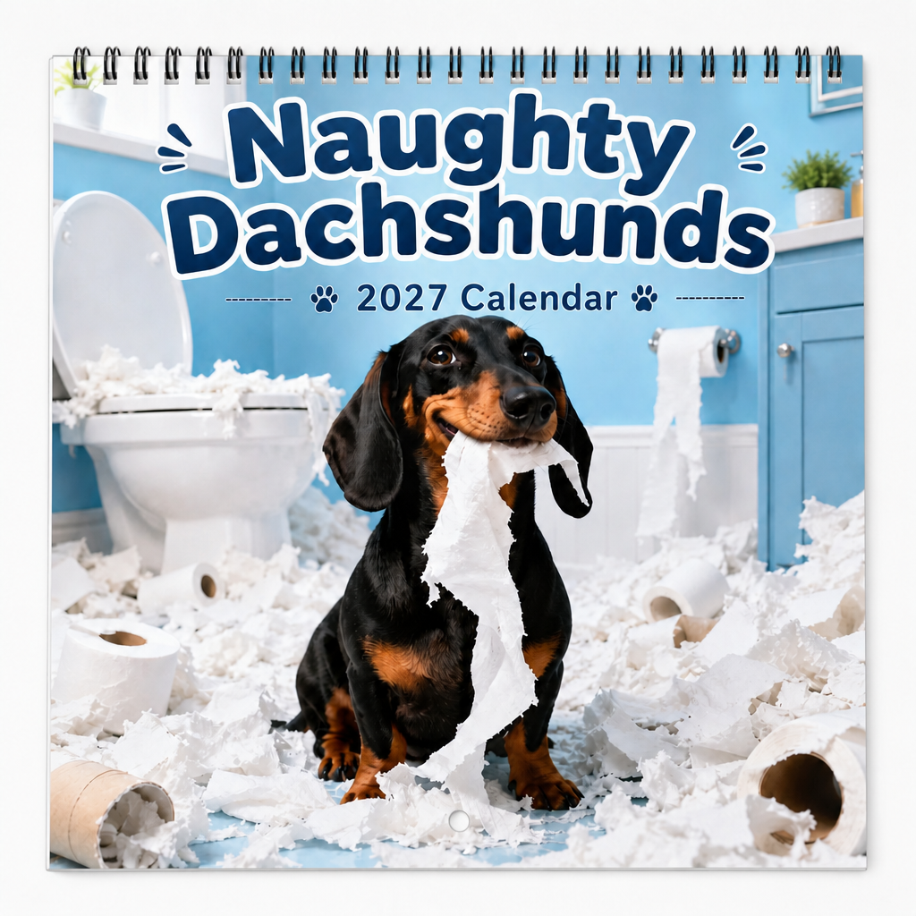 Dackel Wandkalender Niedliche Hunde Dekoration
