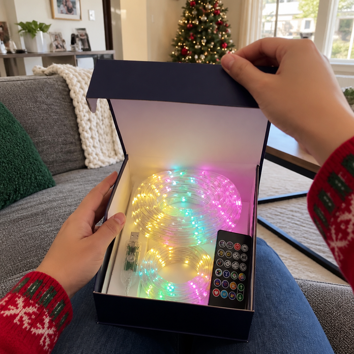 LED Vorhang Lichterkette App Gesteuert