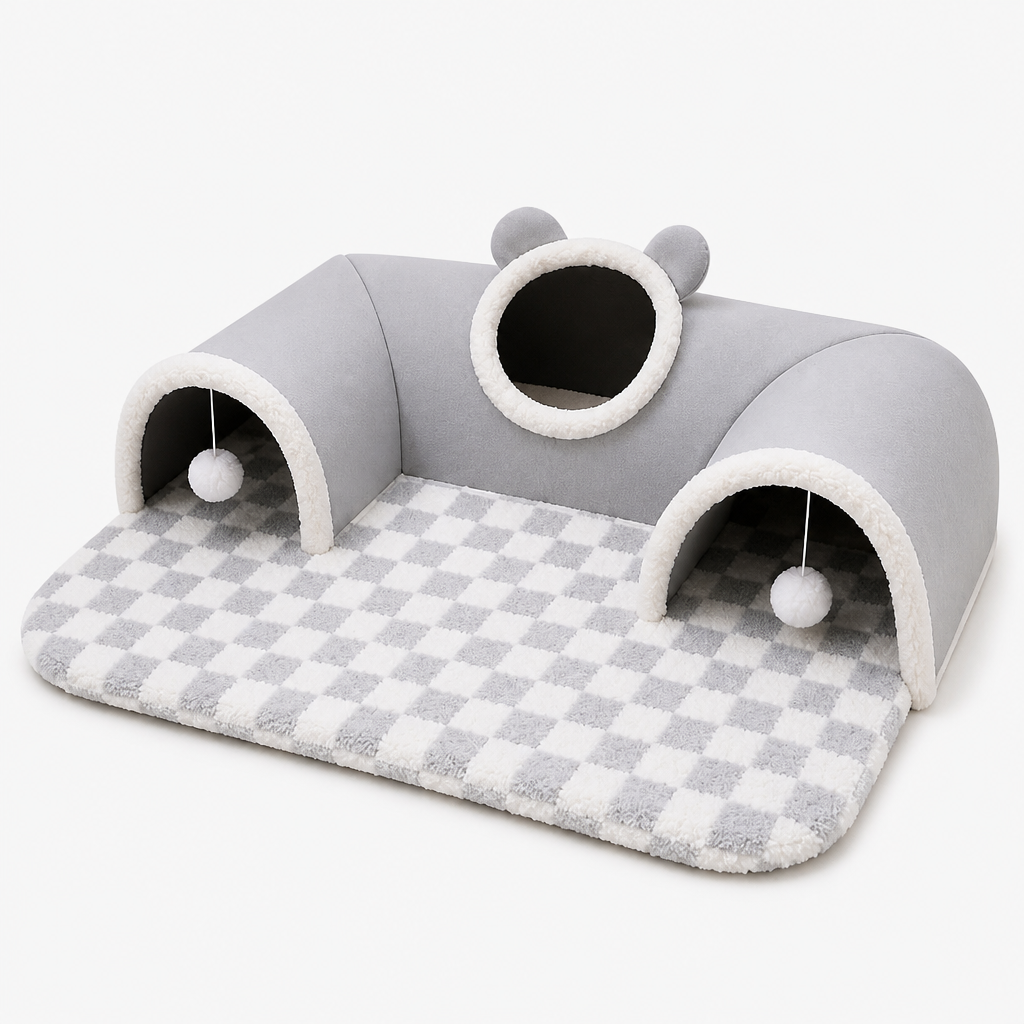 Katzen Tunnel Bett 3 In 1