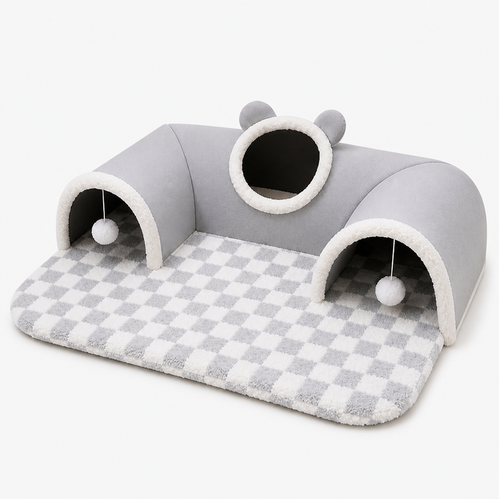 Katzen Tunnel Bett 3 In 1