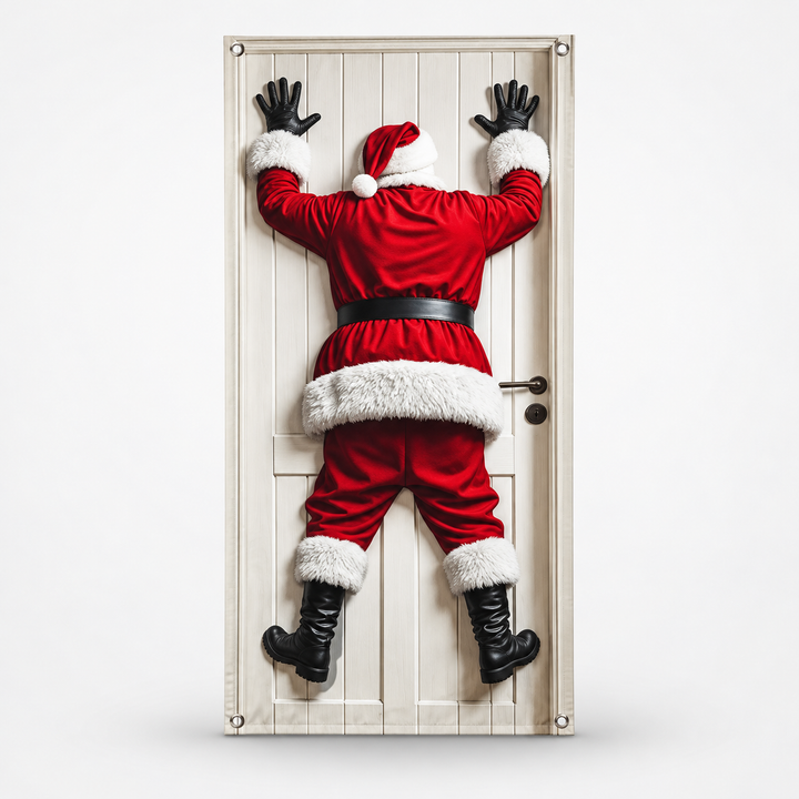 SantaScene Weihnachts-Türbild für Standardtüren
