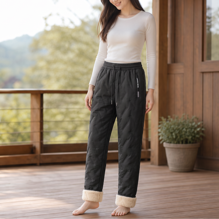 Damen Thermohose Fleece-Gefüttert Wasserabweisend