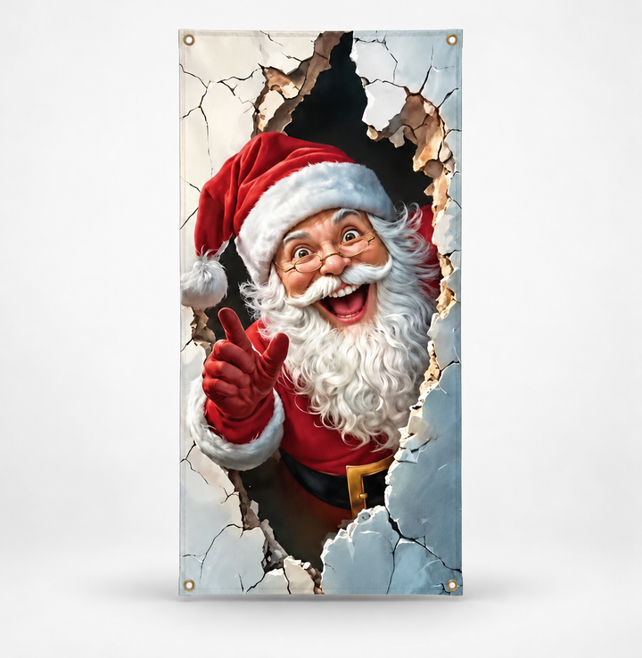 SantaScene Weihnachts-Türbild für Standardtüren