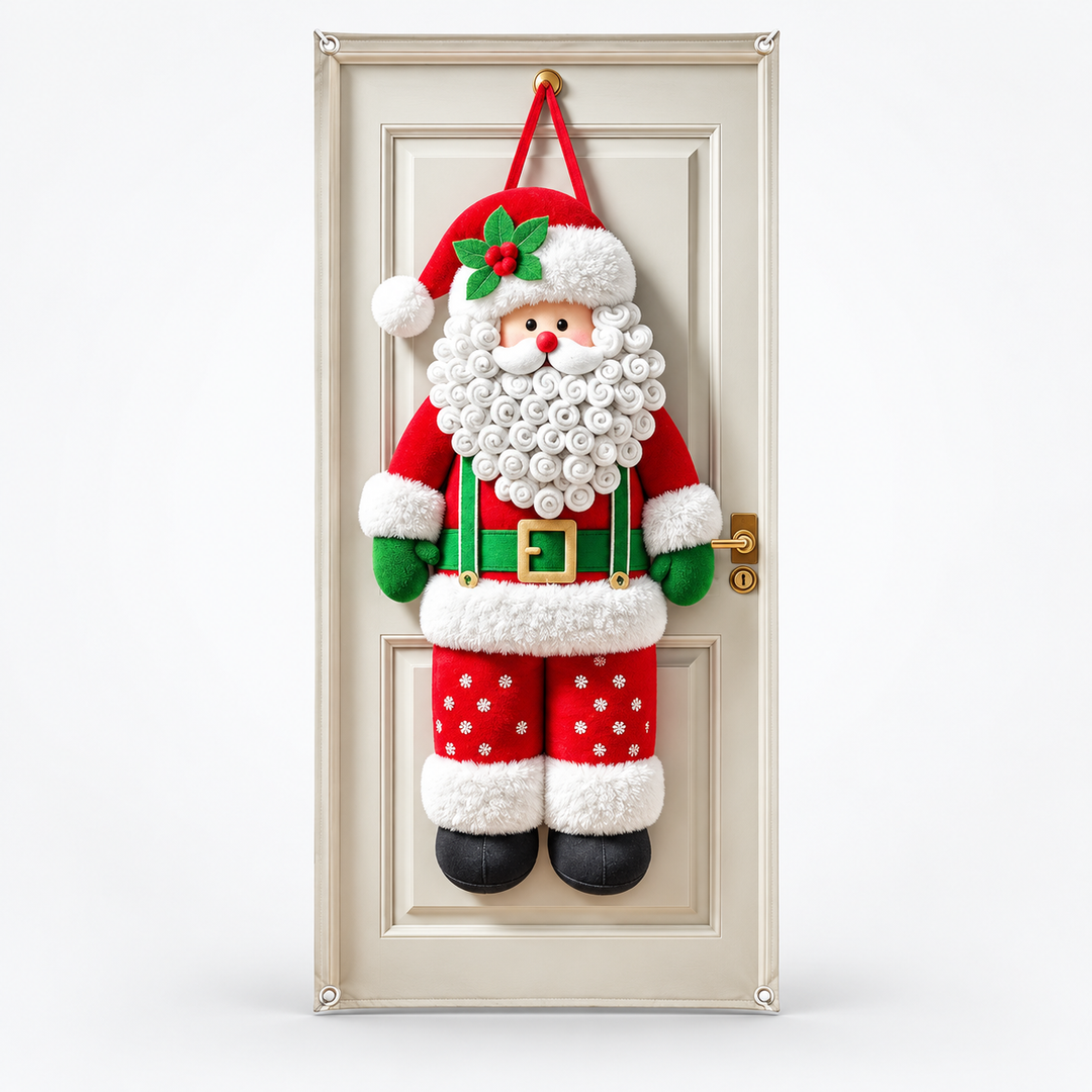 SantaScene Weihnachts-Türbild für Standardtüren