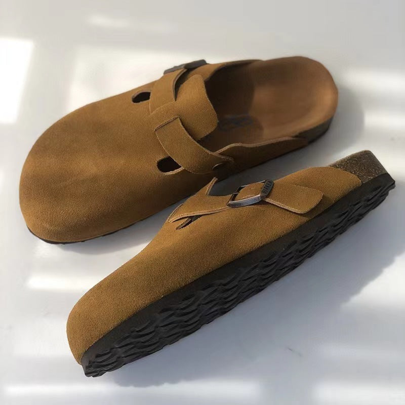 Unisex Pantoffeln aus veganem Leder – Handgefertigt & Komfortabel